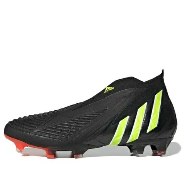 adidas アディダス メンズ スニーカー 【adidas Predator Edge+ FG 'Black Team Solar Yellow' GW1043】 サイズ US_8.5(26.5cm)|asty