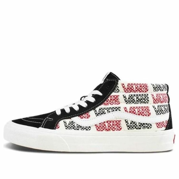 Vans バンズ メンズ スニーカー 【Vans SK8-Mid Reissue Black And White VN0A391F2BQ】 サイズ US_M_4.5|asty