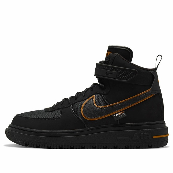 Nike ナイキ メンズ スニーカー 【Nike Air Force 1 Boot 'Black University Gold' DO6702-001】 サイズ US_7(25.0cm)｜asty