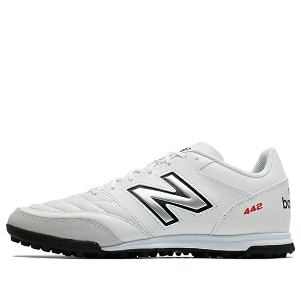 New Balance ニューバランス メンズ スニーカー 【New Balance 442 Team TF Shoes 'White Silver' MS42TWT2】 サイズ US_12.5(30.5cm)｜asty 44,280円