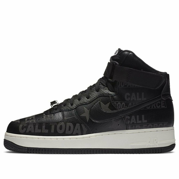 Nike ナイキ メンズ スニーカー  【Nike Air Force 1 High \u002707 Premium \u0027Toll Free Pack - Black\u0027 CU1414-001】  大いさ US_M_13 靴-メンズ靴