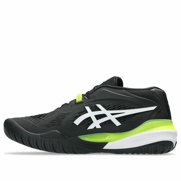 ASICS アシックス メンズ スニーカー  【ASICS Gel-Resolution X \u0027Black Lime\u0027 1041A481-002】  大いさ US_M_15 靴-スニーカー-メンズ靴