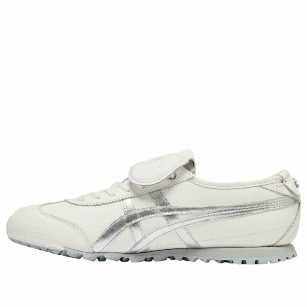Onitsuka Tiger オニツカタイガー メンズ スニーカー  【Onitsuka Tiger Mexico 66 Golf \u0027Off White Pure Silver\u0027 1183C557-101】  大きさ US_6(24.0糎)