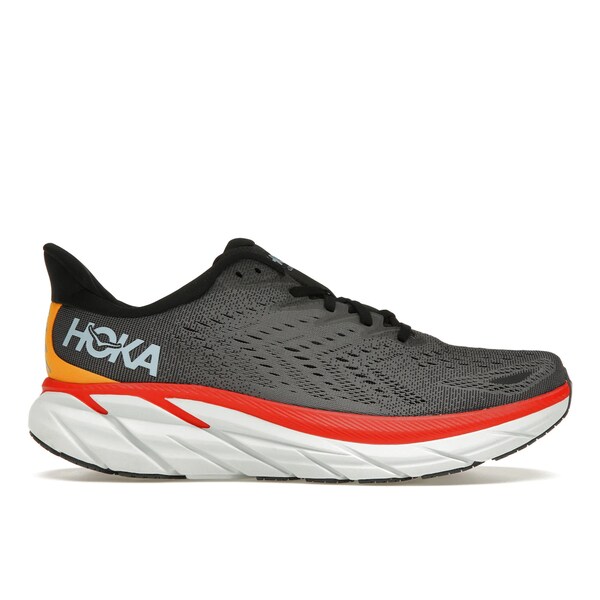 Hoka One One ホカオネオネ メンズ スニーカー  【Hoka One One Clifton 8 Anthracite Castlerock Red】  大きさ US_9.5(27.5珊) Anthracite/Castlerock