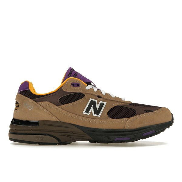 New Balance ニュー平衡にする メンズ スニーカー  【New Balance 993 MiUSA Mushroom Midnight Violet】  大きさ US_M_4.5 Mushroom/Midnight Violet