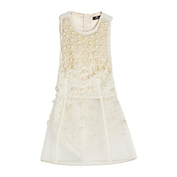 【送料無料】 エリザベスフランキ レディース ワンピース トップス Mini dresses White｜asty 178,900円