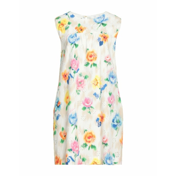 【送料無料】 モスキーノ レディース ワンピース トップス Mini dresses White