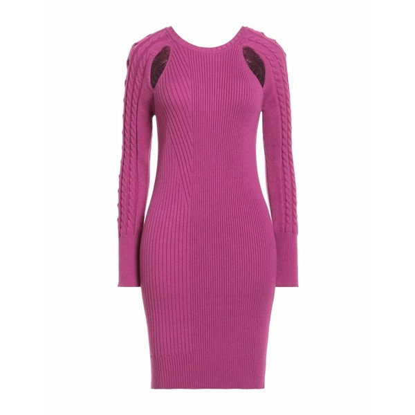【送料無料】 ピンコ レディース ワンピース トップス Mini dresses Purple｜asty