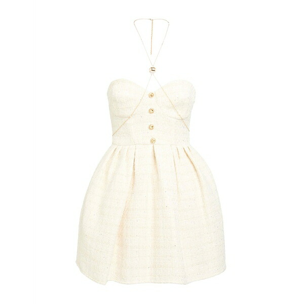 【送料無料】 エリザベスフランキ レディース ワンピース トップス Mini dresses White｜asty 99,440円