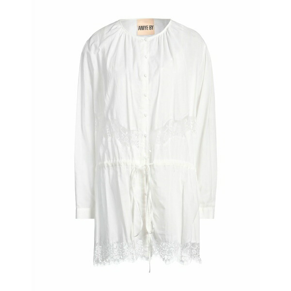 【送料無料】 アニエバイ レディース ワンピース トップス Mini dresses White