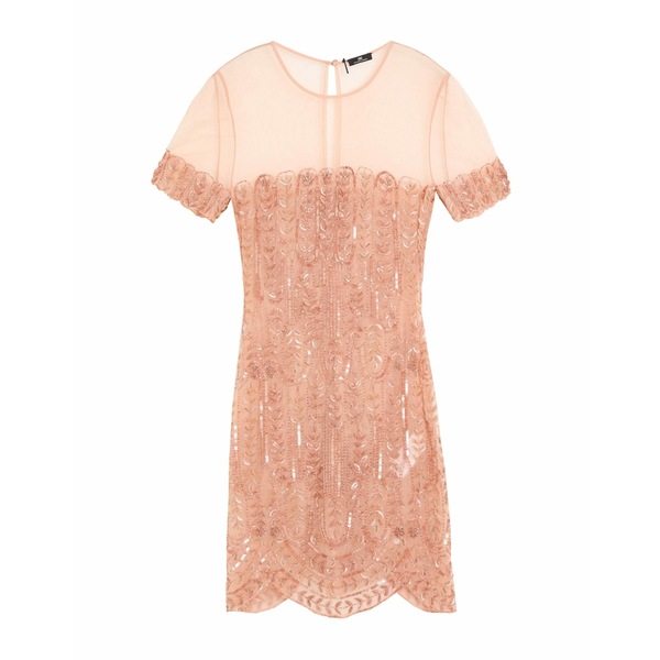 【送料無料】 エリザベスフランキ レディース ワンピース トップス Mini dresses Pink|asty