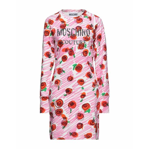 【送料無料】 モスキーノ レディース ワンピース トップス Mini dresses Pink