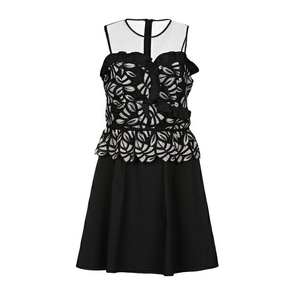 【送料無料】 ピンコ レディース ワンピース トップス Mini dresses Black