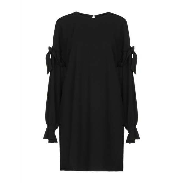 【送料無料】 ピンコ レディース ワンピース トップス Mini dresses Black