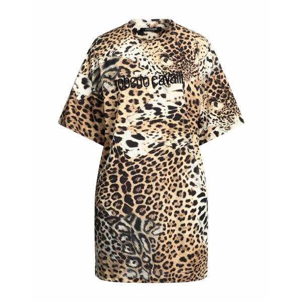 【送料無料】 ロベルトカヴァリ レディース ワンピース トップス Mini dresses Beige