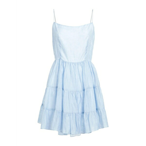 【送料無料】 サンドロ レディース ワンピース トップス Mini dresses Azure|asty