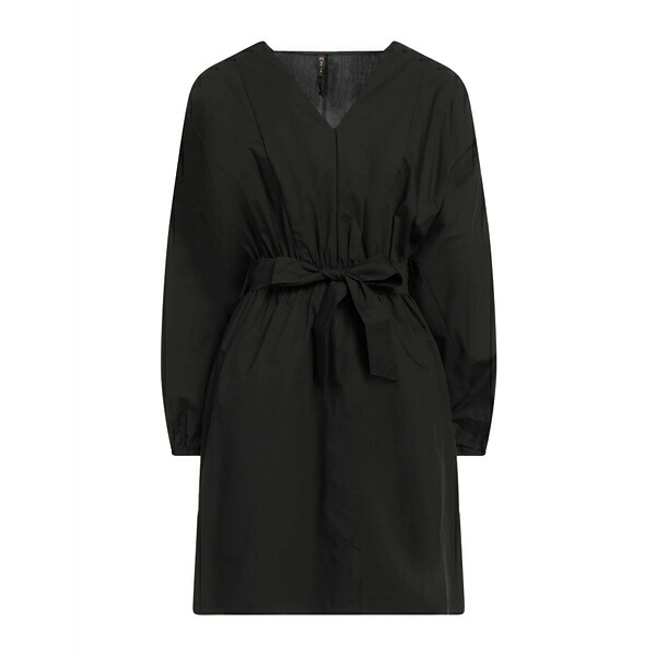 【送料無料】 マニラグレース レディース ワンピース トップス Mini dresses Black