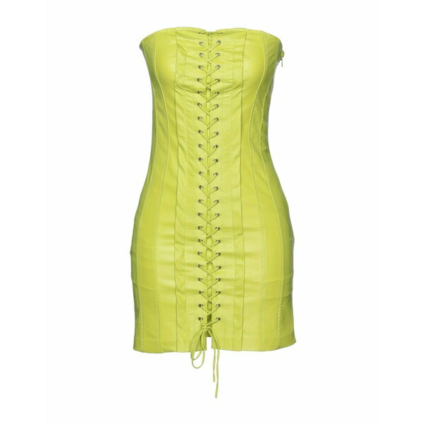 【送料無料】 アニエバイ レディース ワンピース トップス Mini dresses Green