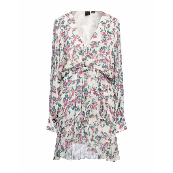 【送料無料】 ピンコ レディース ワンピース トップス Mini dresses White