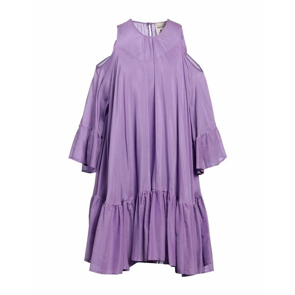 【送料無料】 セミクチュール レディース ワンピース トップス Mini dresses Purple｜asty