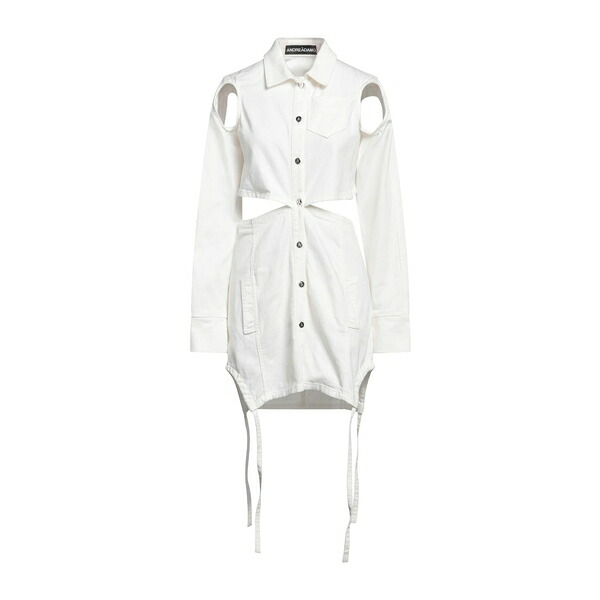 【送料無料】 アンドレダモ レディース ワンピース トップス Mini dresses White