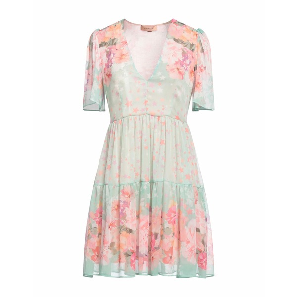 【送料無料】 ツインセット レディース ワンピース トップス Mini dresses Green|asty