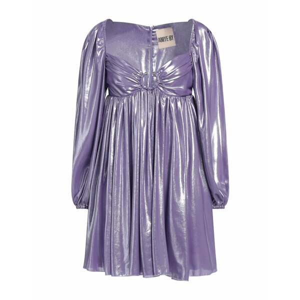 【貨物輸送無料】 アニエバイ レディース 衣装 トップス Mini dresses Purple