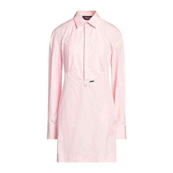 【送料無料】 ディースクエアード レディース ワンピース トップス Mini dresses Pink