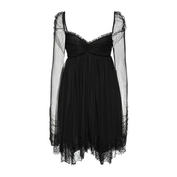 【送料無料】 アニエバイ レディース ワンピース トップス Mini dresses Black