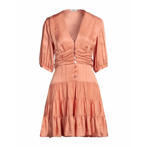 【送料無料】 サンドロ レディース ワンピース トップス Mini dresses Orange｜asty