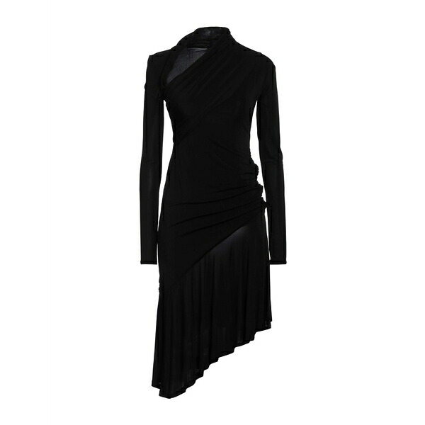 【送料無料】 ピンコ レディース ワンピース トップス Mini dresses Black｜asty