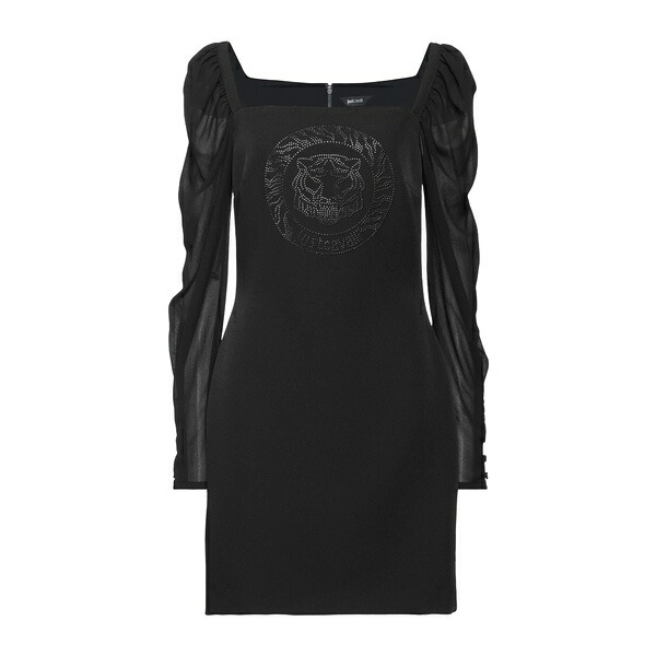 【送料無料】 ロベルトカヴァリ レディース ワンピース トップス Mini dresses Black|asty