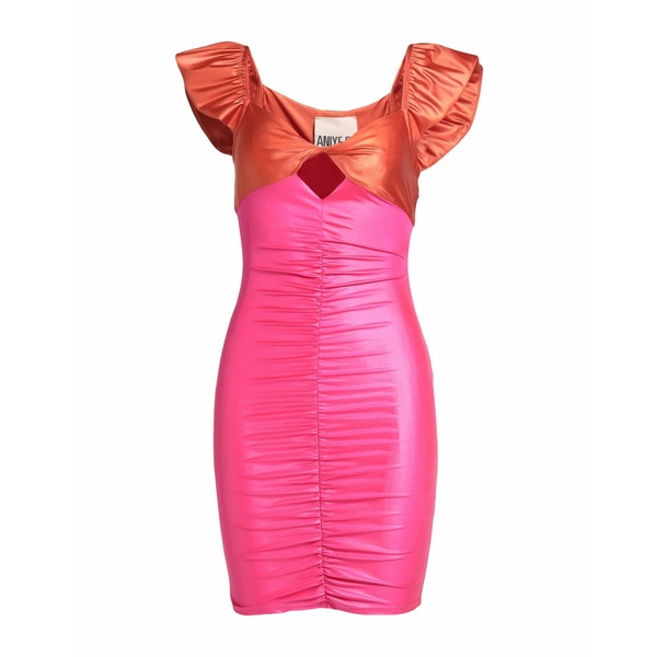 【送料無料】 アニエバイ レディース ワンピース トップス Mini dresses Pink