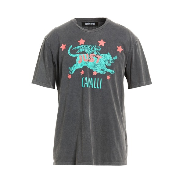 【送料無料】 ロベルトカヴァリ メンズ Tシャツ トップス T-shirts Grey｜asty