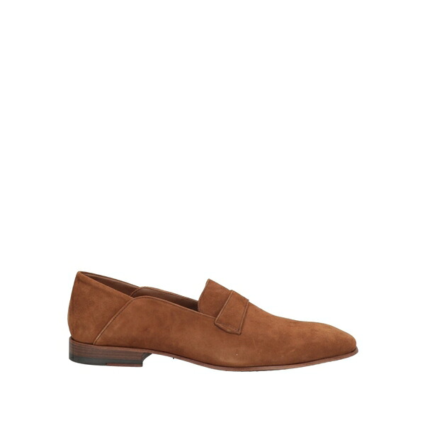 【貨物輸送無料】 パンタネッティ メンズ スリッポン・ローファー シューズ Loafers Brown
