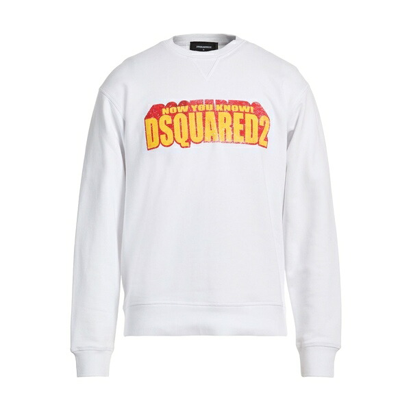 【送料無料】 ディースクエアード メンズ パーカー・スウェットシャツ アウター Sweatshirts White｜asty