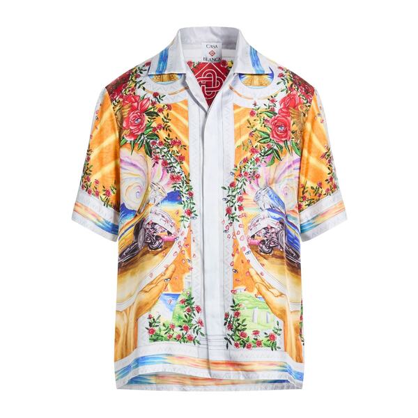 【送料無料】 カサブランカ メンズ シャツ トップス Shirts Grey｜asty