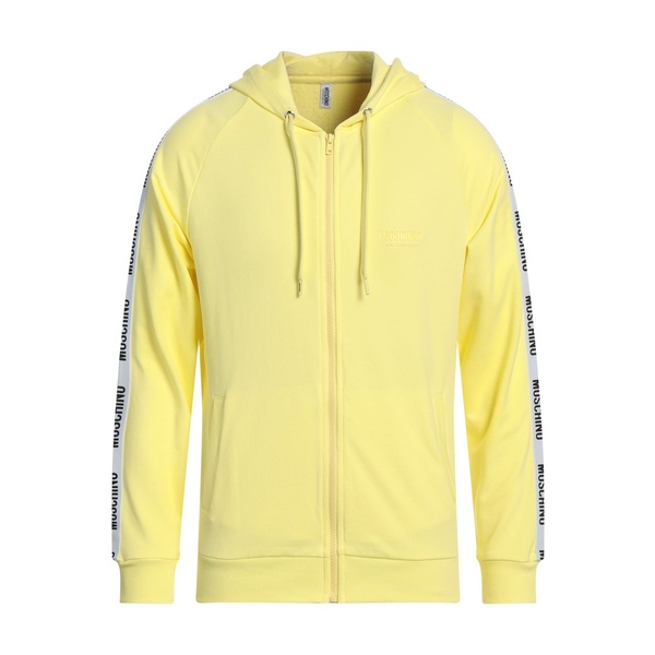 【送料無料】 モスキーノ メンズ パーカー・スウェットシャツ アウター Sweatshirts Yellow|asty