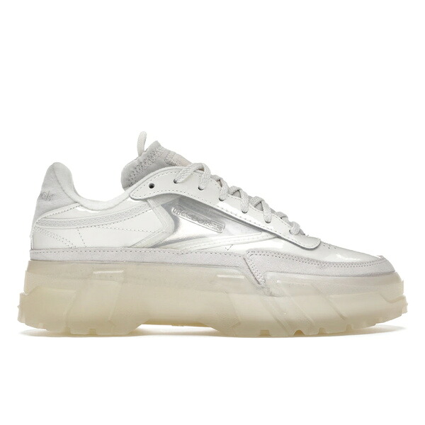 Reebok リーボック レディース スニーカー  【Reebok Club C Cardi Chalk (Women\u0027s)】  大きさ US_7.5(24.5糎) Chalk/Chalk/Clear