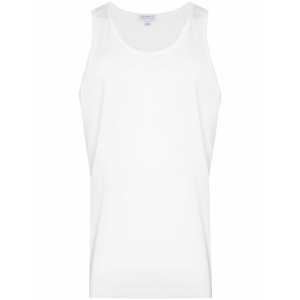 サンスペル メンズ ティーシャツ トップス Superfine vest top White