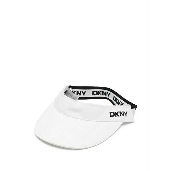 ダナ キャラン ニューヨーク州 レディース かぶり笠 添え物 Logo tennis visor White