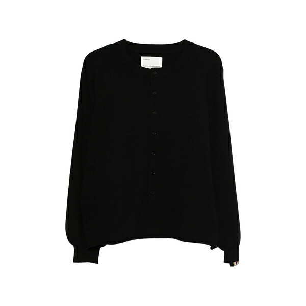 エクストリームカシミア メンズ 編み物\u0026スウェーター アウター N￠280 ビスマス crew-neck cardigan Black