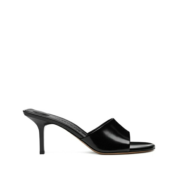 ジャクエムス レディース サンダル シューズ 70粍 leather open-toe mules Black