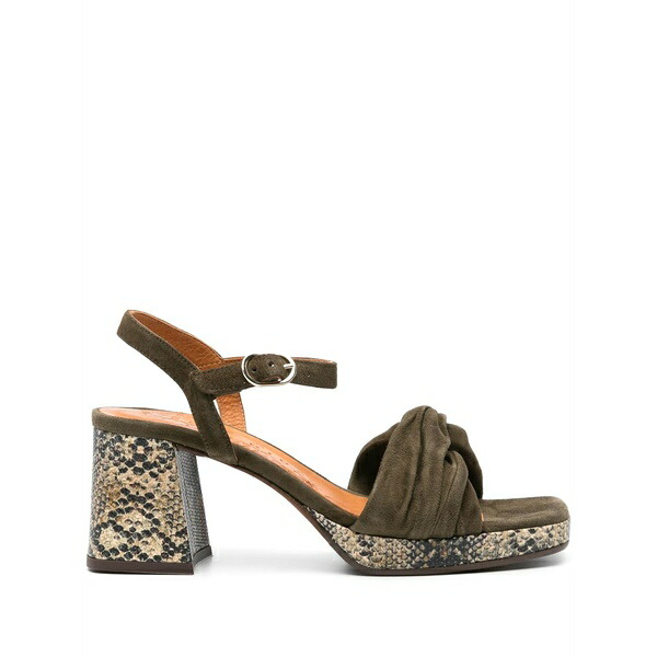 チエミハラ レディース サンダル シューズ Gelia 55粍 suede sandals Green