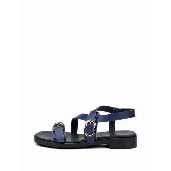 亭主持ち レディース サンダル シューズ Multi-strap sandals Blue