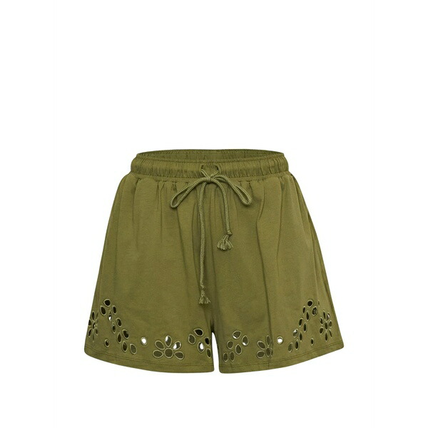 ウラ・ジョンソン レディース 心地よいズボン下 ボトムス Vedi mini shorts Green
