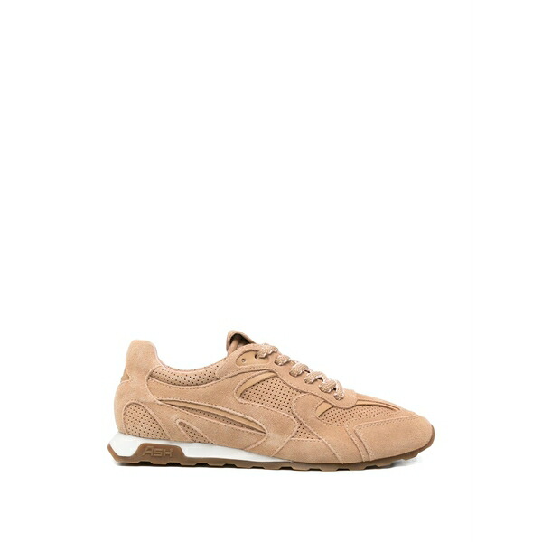 木灰 レディース スニーカー シューズ Perforated suede sneakers Neutrals