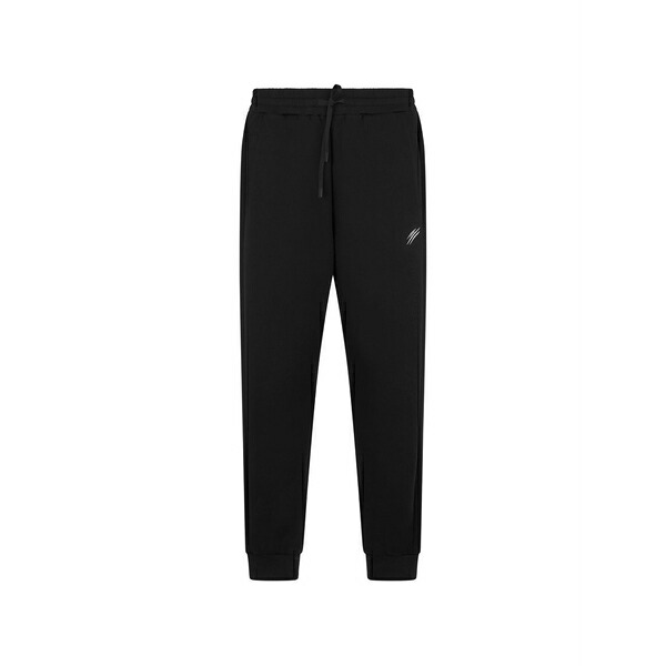 飾り気の無い運動競技 メンズ 心地好いズボン下 ボトムス Chrome scratch track pants Black