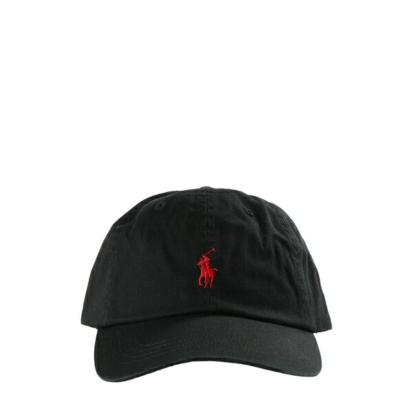 ラルフローレン メンズ 鳥打ち帽 付属物 Polo pony cap Black