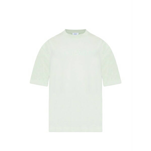 象牙色 メンズ プルオーバー トップス Crew-neck t-shirt Green